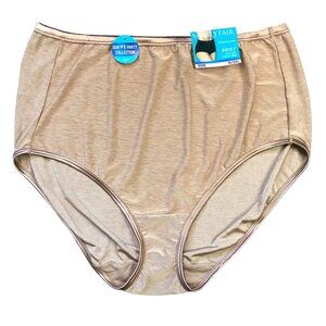 Vanity Fair Illumination Brief Panty 13109 Plus Size‎ 10/3XL Totally Tan NEW